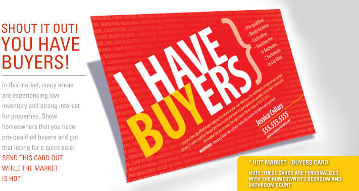 Corefact's Low inventory postcards