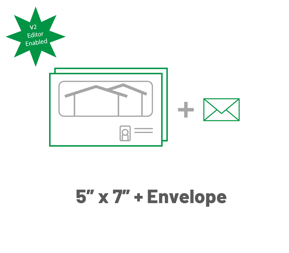 Upload - Postcard - 5 x 7 w/ Blank Envelopes (Print Only)