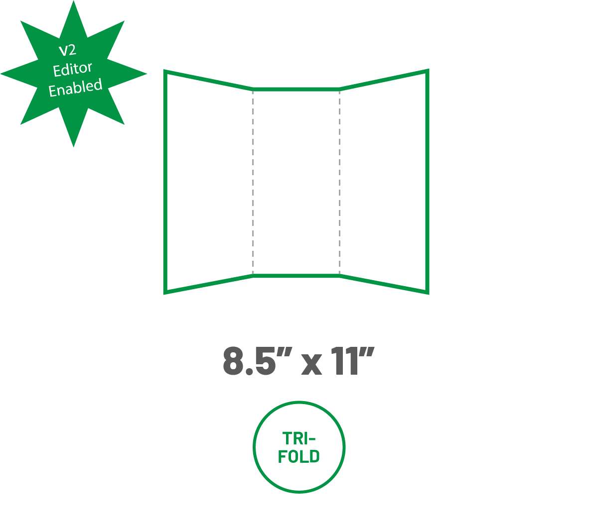 Upload - 8.5 x 11 - Double Sided Menu Fold - Landscape