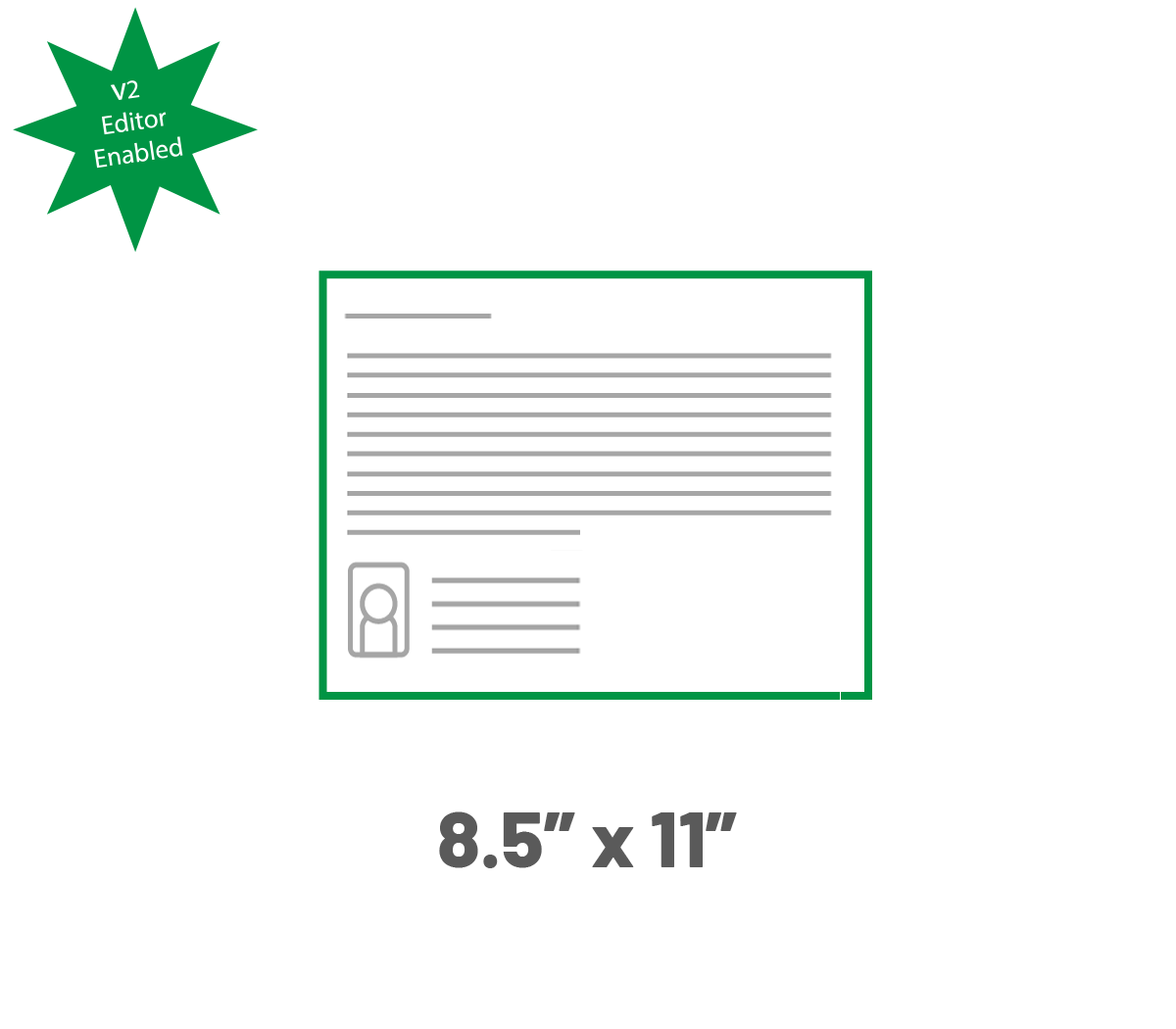 Upload Front - Mailer 8.5 x 11 - Landscape