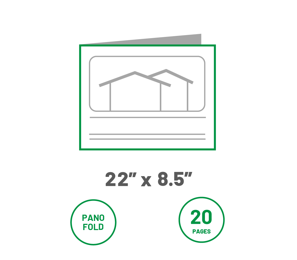 Upload - Panoramic Fold - 20 Pages