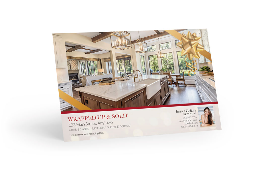 Seasonal Postcard - Just Sold Holiday - Perfect Gift