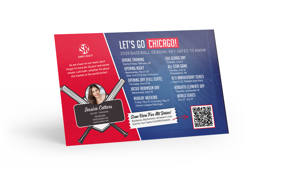 Magnets - Baseball Schedule Postcard - Chicago (Mailer)