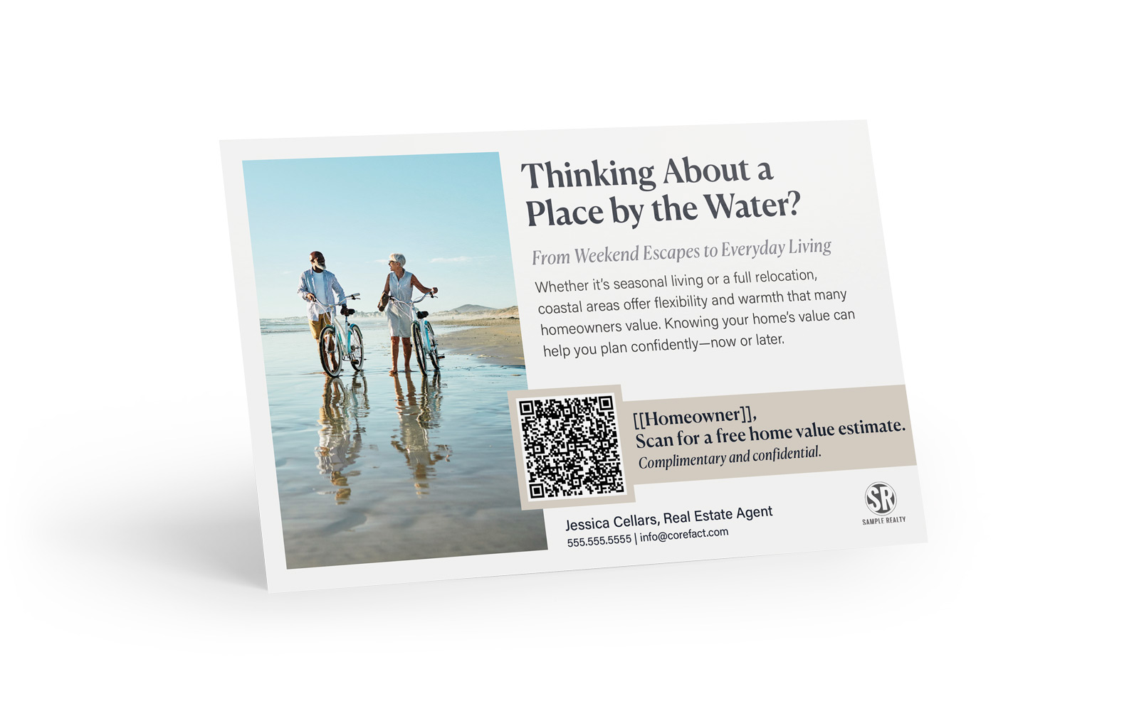 Senior Series Postcard - Home Estimate QR - Waterfront Homes