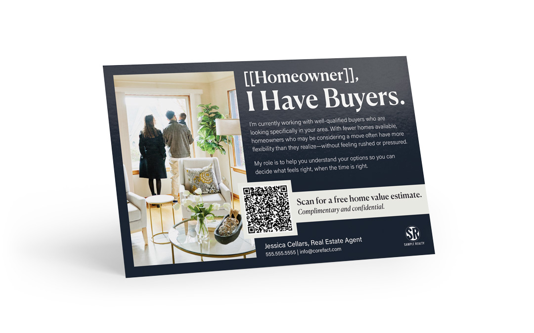 Senior Series Postcard - Home Estimate QR - I Have Buyers
