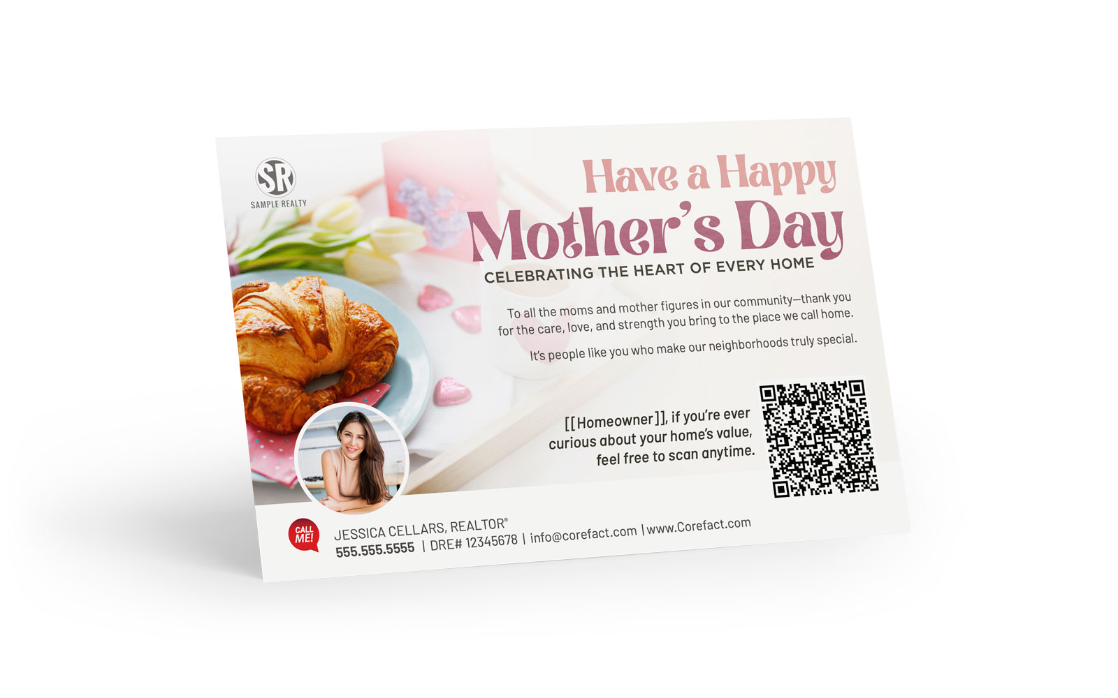Seasonal Postcard - Home Estimate QR Code - Mother’s Day - Heart of the Home