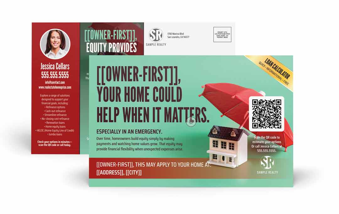 Lender Series Postcard - Custom QR - Help When It Matters