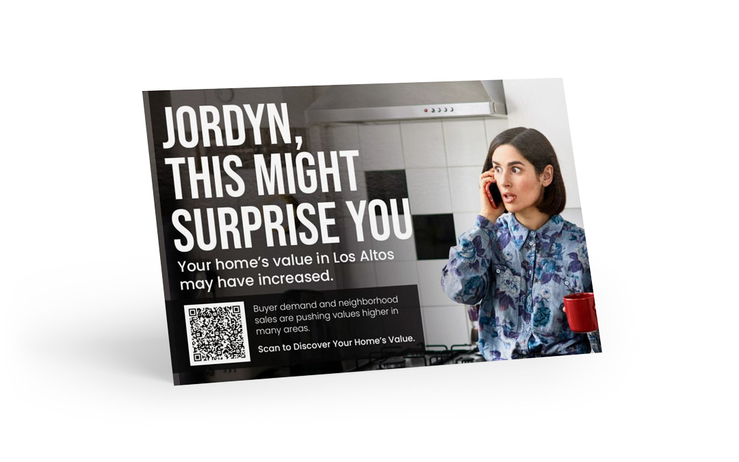 Home Estimate Postcard - Home Value QR - Might Surprise You