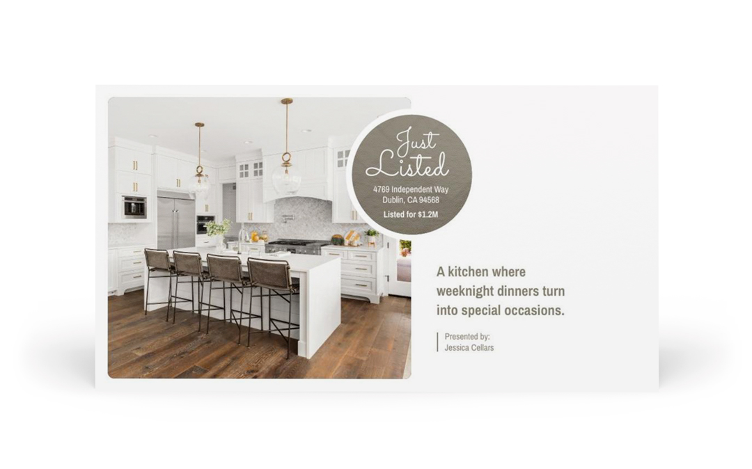 EDDM Postcard - Just Listed - Inspired Living - One Photo 01