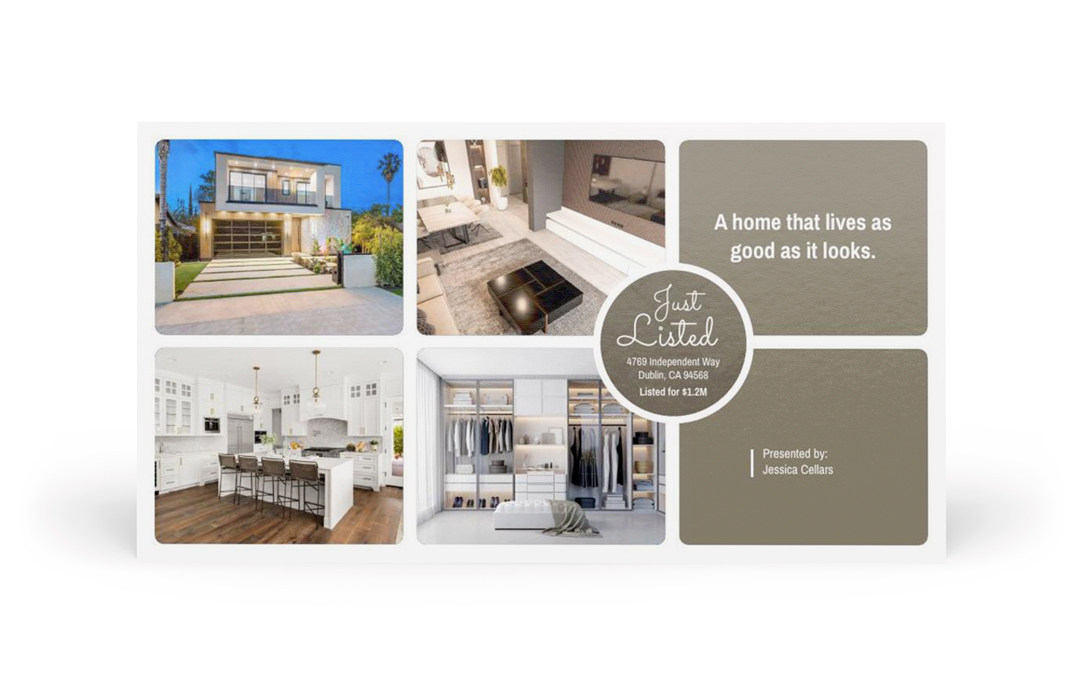 EDDM Postcard - Just Listed - Inspired Living - Four Photo 02