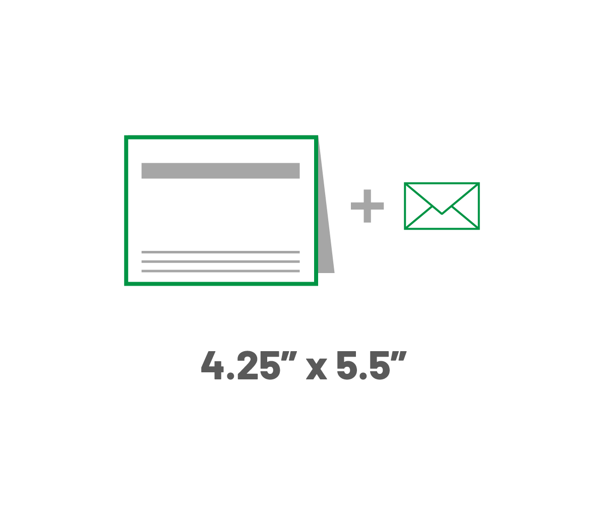 Notecard - 4.25 x 5.5 w/Blank Envelopes (Print Only)
