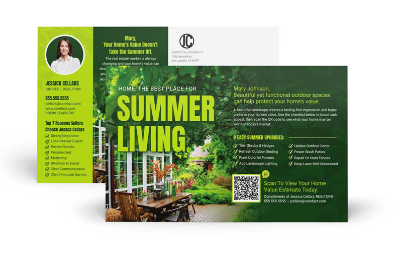Seasonal Postcard - Summer Living - Checklist - Best Place