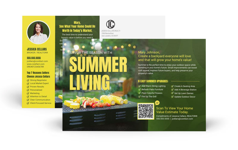 Seasonal Postcard - Summer Living - Checklist - Savor the Season