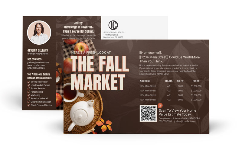 Seasonal Postcard - Fresh Look - Fall Market Update (Manual)