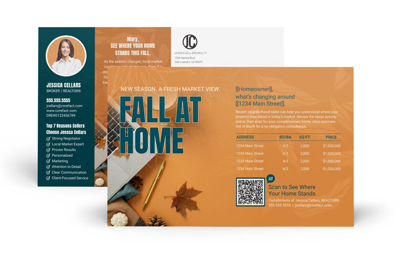 Seasonal Postcard - Fall Home - Fresh Opportunities - Market Update (Manual)
