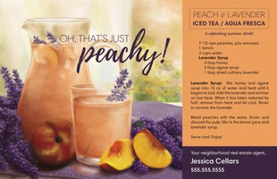 Corefact Seasonal - Peach & Lavender Iced Tea Corefact Seasonal - Peach & Lavender Iced Tea