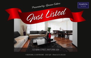 Corefact Just Listed - Ribbon 01 Corefact Just Listed - Ribbon 01