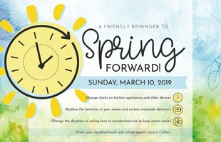 Corefact Seasonal - Spring Forward Reminder Corefact Seasonal - Spring Forward Reminder
