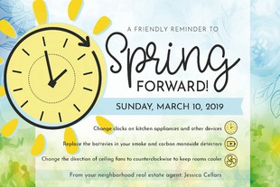 Corefact Seasonal - Spring Forward Reminder Corefact Seasonal - Spring Forward Reminder