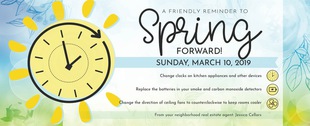 Corefact Seasonal - Spring Forward Reminder Corefact Seasonal - Spring Forward Reminder