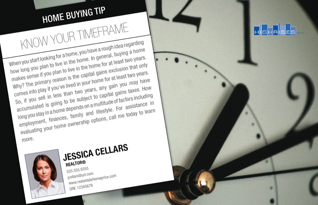 Corefact Series - Buyer Tips - Timeframe Corefact Series - Buyer Tips - Timeframe