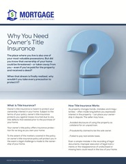 Corefact Why You Need Owner's Title Insurance Corefact Why You Need Owner's Title Insurance