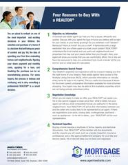 Corefact Four Reasons to Buy with a REALTOR - AGENT Corefact Four Reasons to Buy with a REALTOR - AGENT