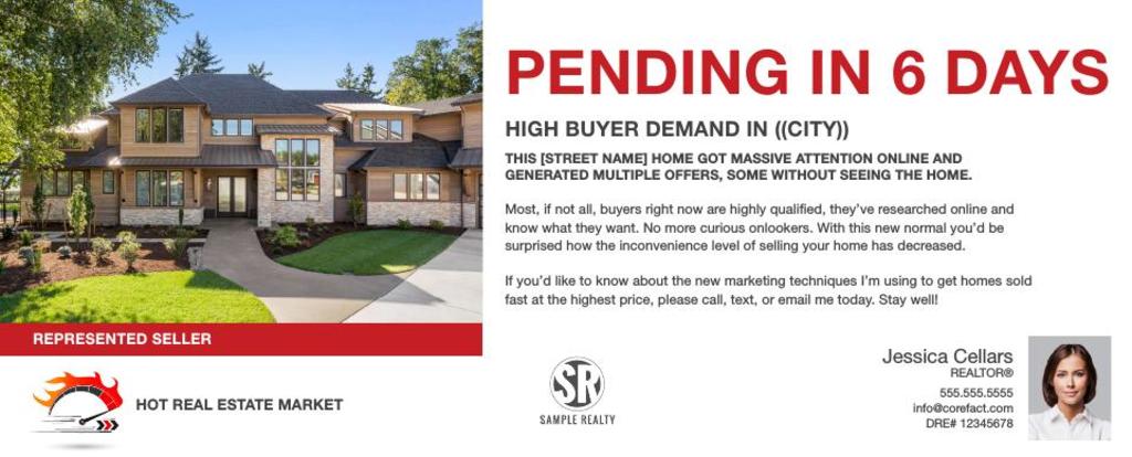 Corefact Hot Market - Just Sold - Pending in... Corefact Hot Market - Just Sold - Pending in...