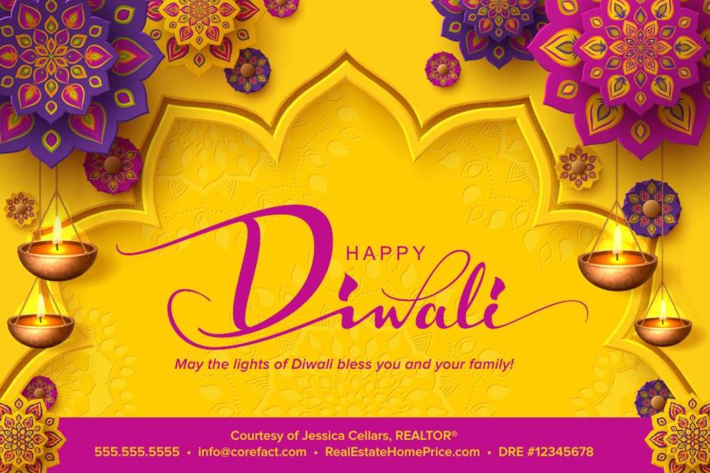 Corefact Seasonal - Happy Diwali Gold Corefact Seasonal - Happy Diwali Gold