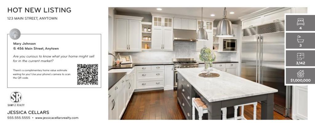 Corefact Just Listed - QR Home Estimate Silver Corefact Just Listed - QR Home Estimate Silver