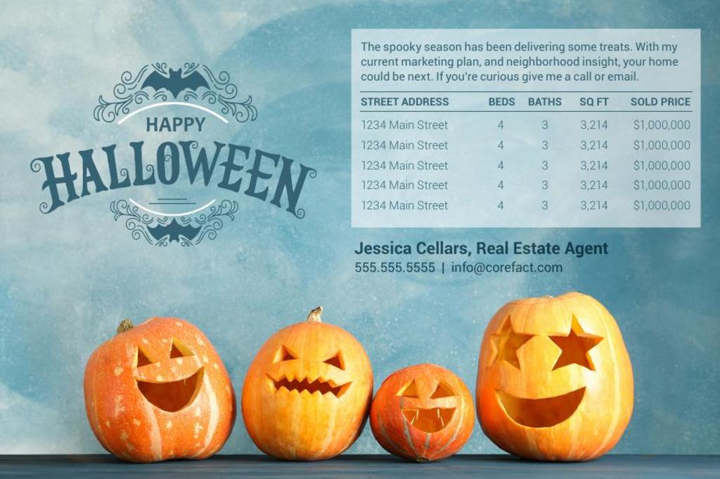 Corefact Seasonal Postcard <br> Market Update - Halloween (Manual) Corefact Seasonal Postcard <br> Market Update - Halloween (Manual)