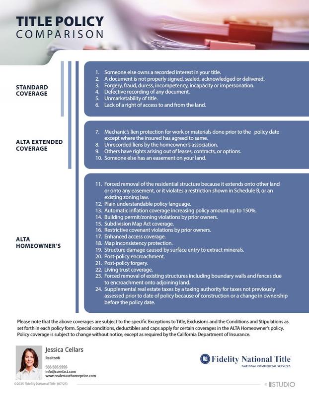 Policy Comparison Piece FNT- Single 