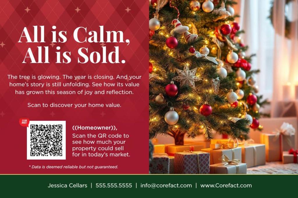 Seasonal Postcard - Home Estimate QR - All is Sold