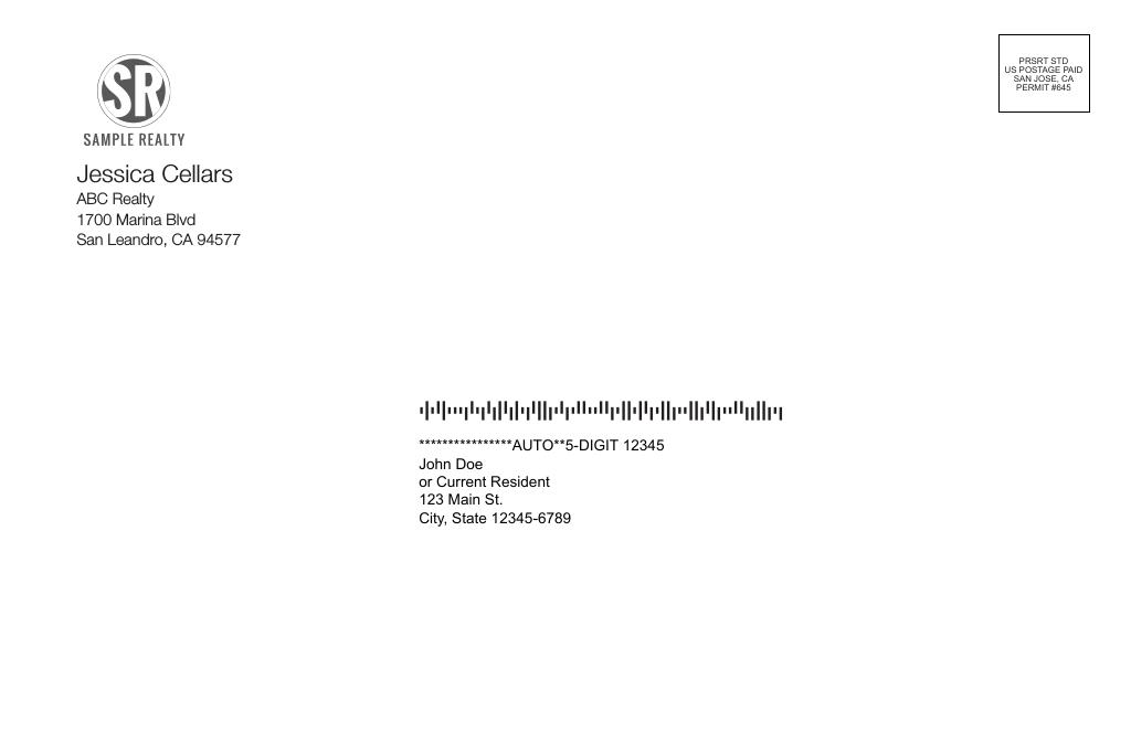 Magnet 6x9 Envelope  - Logo