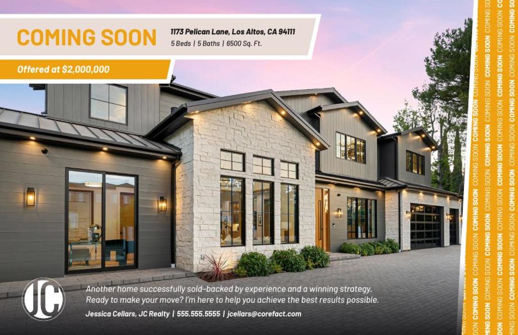 Just Listed - Coming Soon - Newsflash