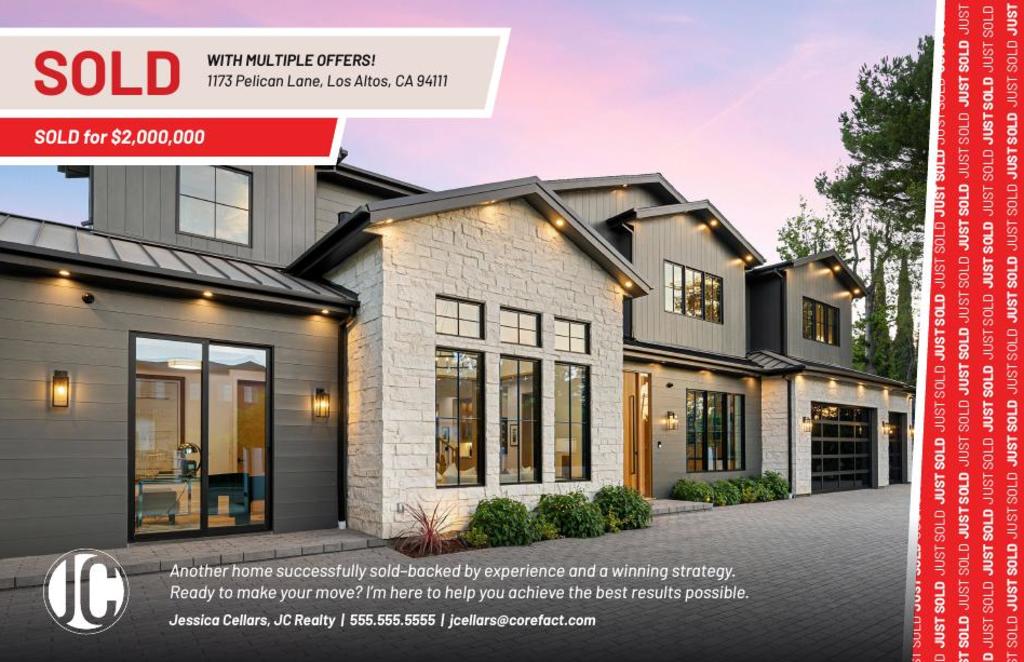 Just Sold Postcard  - Newsflash