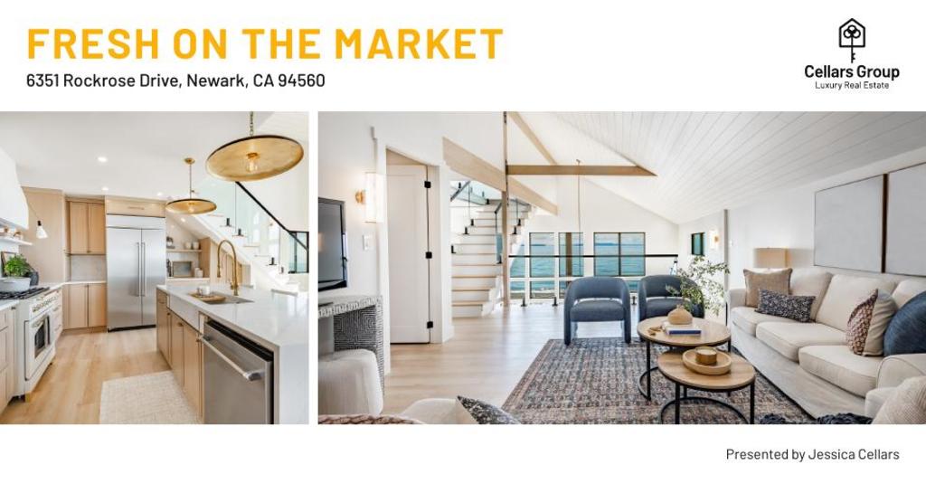 Foil & Varnish Postcard - Holographic Foil - Just Listed - 2 Photos - White