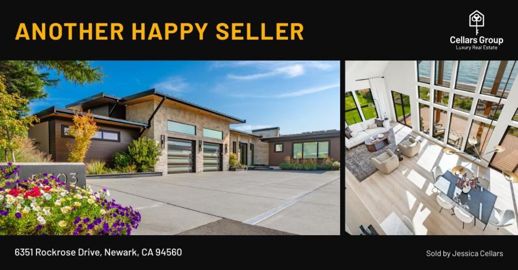 Foil & Varnish Postcard - Holographic Foil - Just Sold - 2 Photos - Black