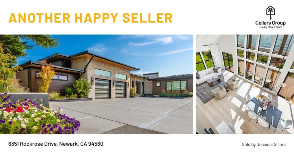 Foil & Varnish Postcard - Holographic Foil - Just Sold - 2 Photos - White