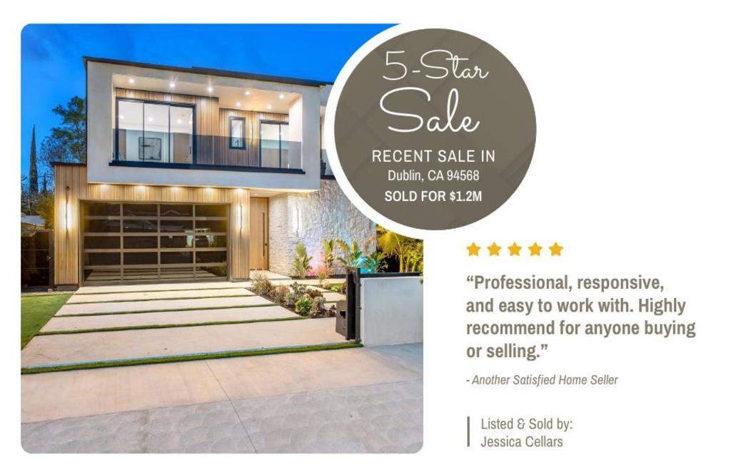 Just Sold Postcard - Inspired Living - 5 Star Review - One Photo
