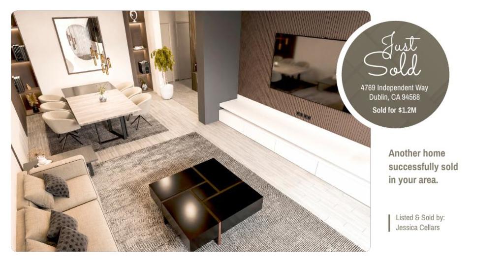 Just Sold Postcard - Inspired Living - One Photo