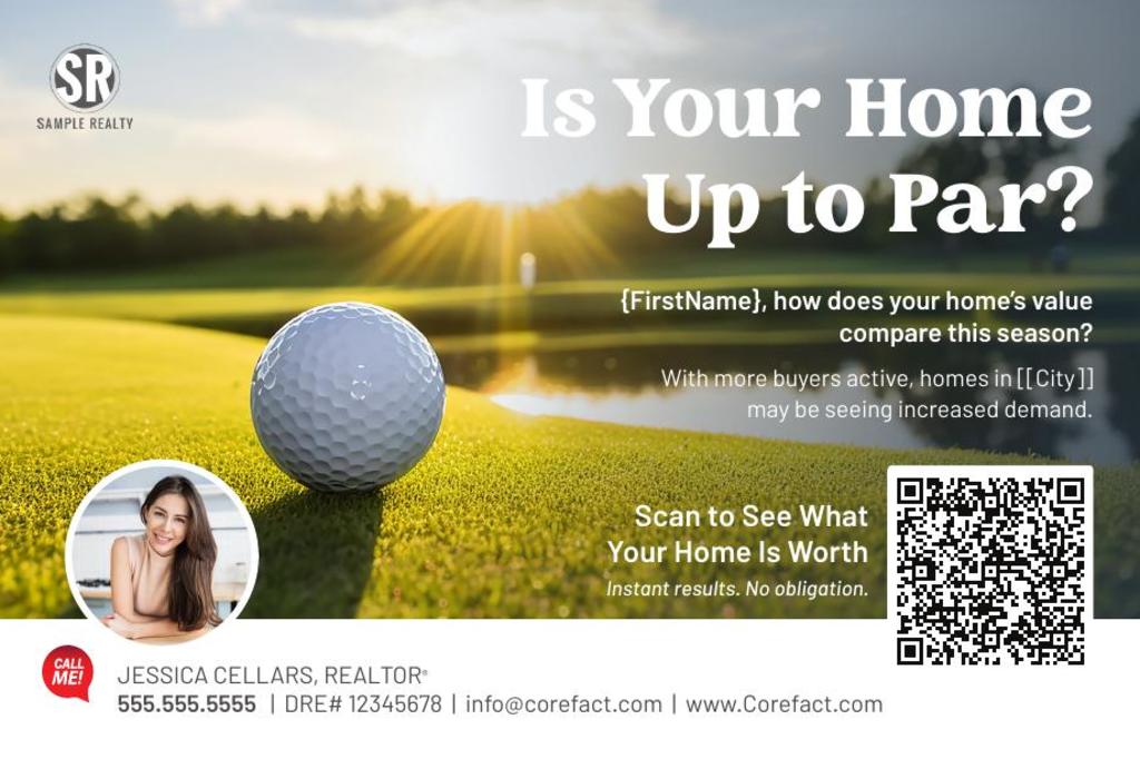 Seasonal Postcard - Summer Home Estimate QR - Up to Par