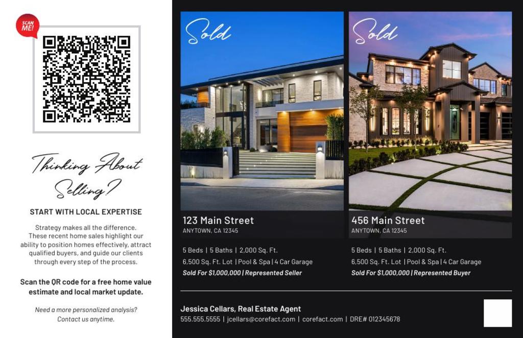 Proof of Production Postcard - Timeless - QR Home Estimate