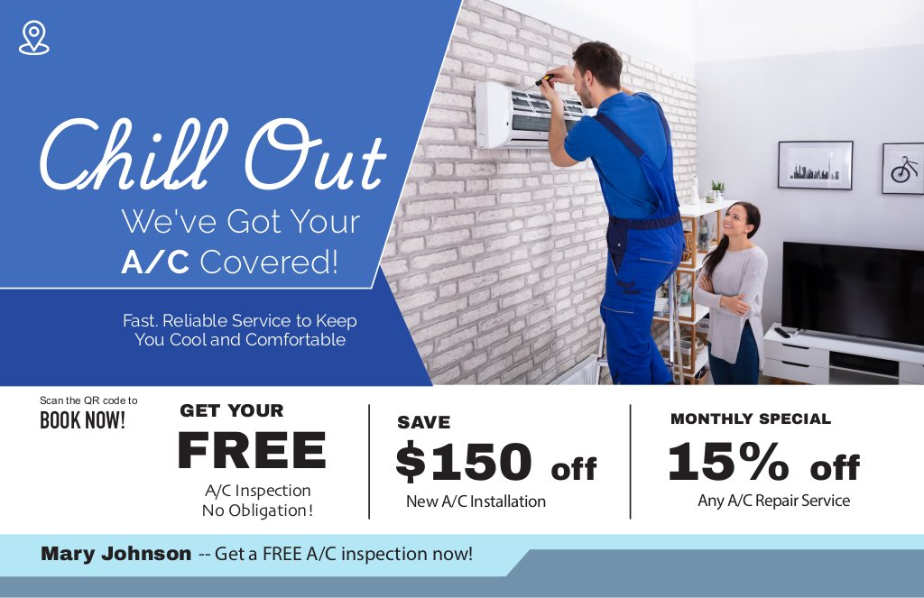 HVAC Postcard - Chill Out