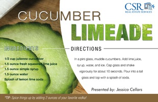 Corefact Recipe - Cucumber Limeade Corefact Recipe - Cucumber Limeade