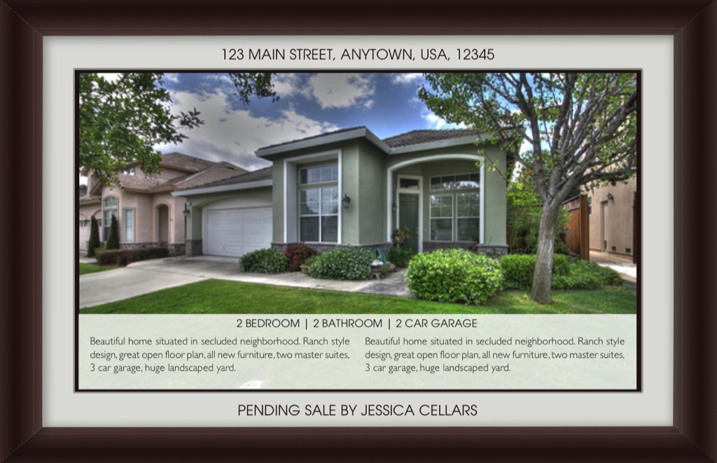 Corefact Just Listed - Brown Frame Corefact Just Listed - Brown Frame