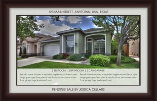Corefact Just Listed - Brown Frame Corefact Just Listed - Brown Frame