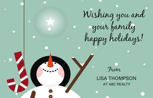 Corefact Season's Greetings - Snowman