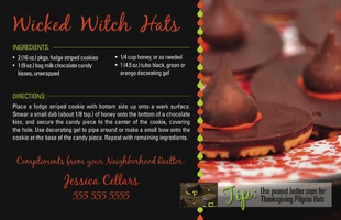 Corefact Recipe - Wicked Witch Hats Corefact Recipe - Wicked Witch Hats