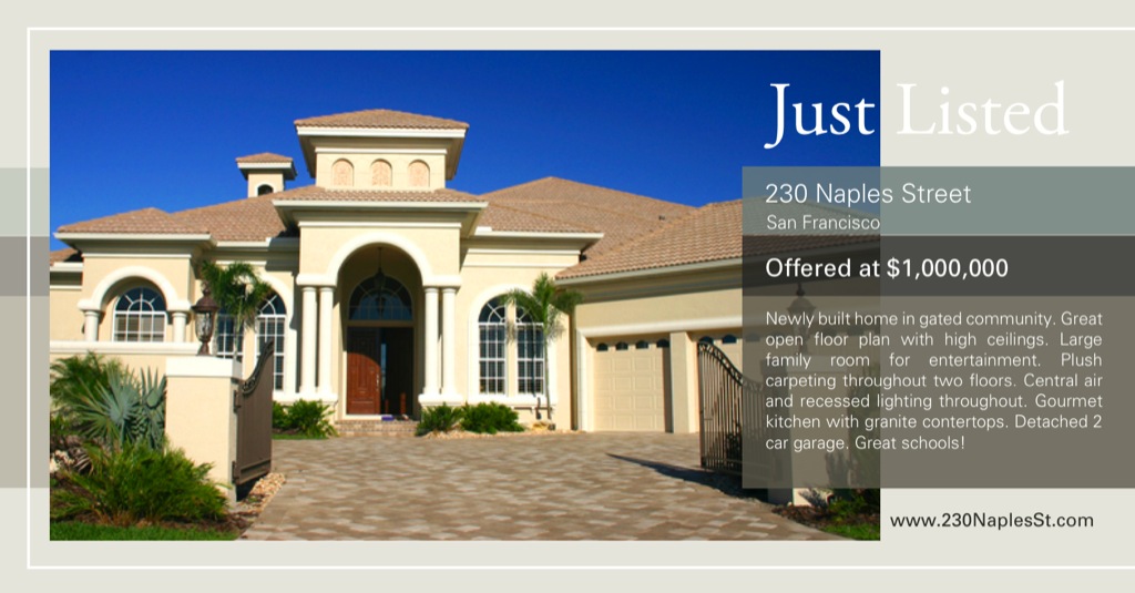 Corefact Just Listed Modern - 1 Photo Corefact Just Listed Modern - 1 Photo